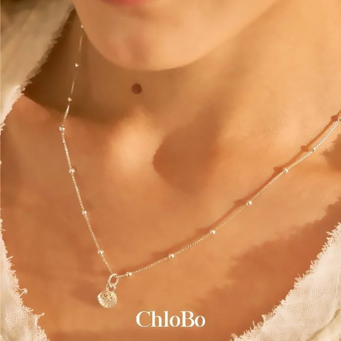 Gold Delicate Cube Chain Dreamcatcher Necklace - Image 2