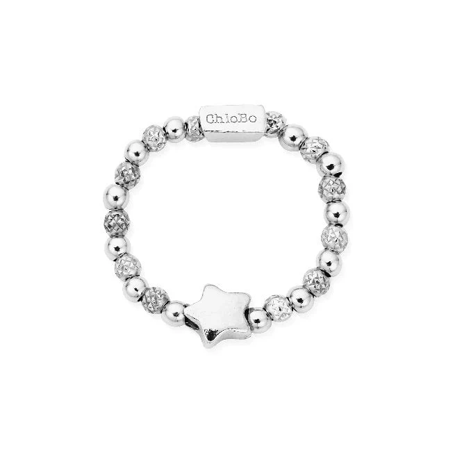 Inset Star Ring, Medium