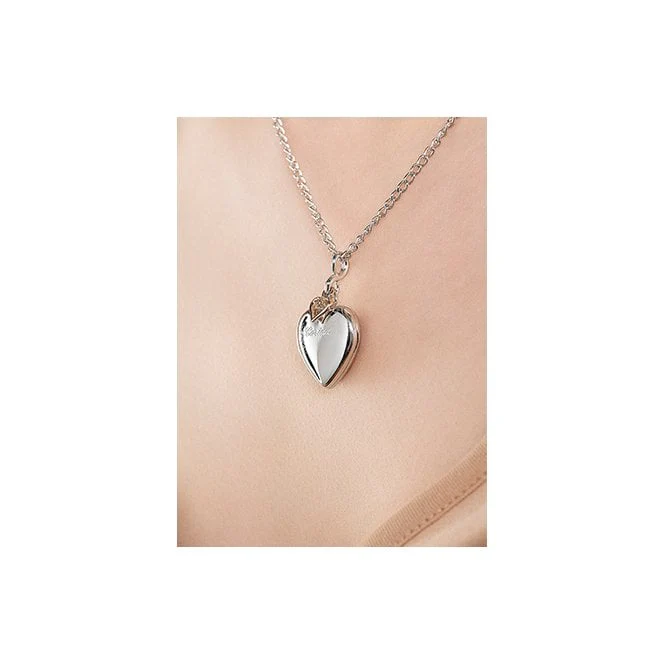 Cariad Silver Heart Locket - Image 3