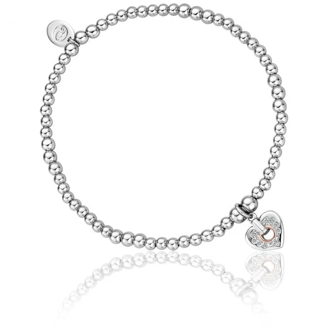 Cariad Silver Sparkle Affinity Bracelet with Topaz