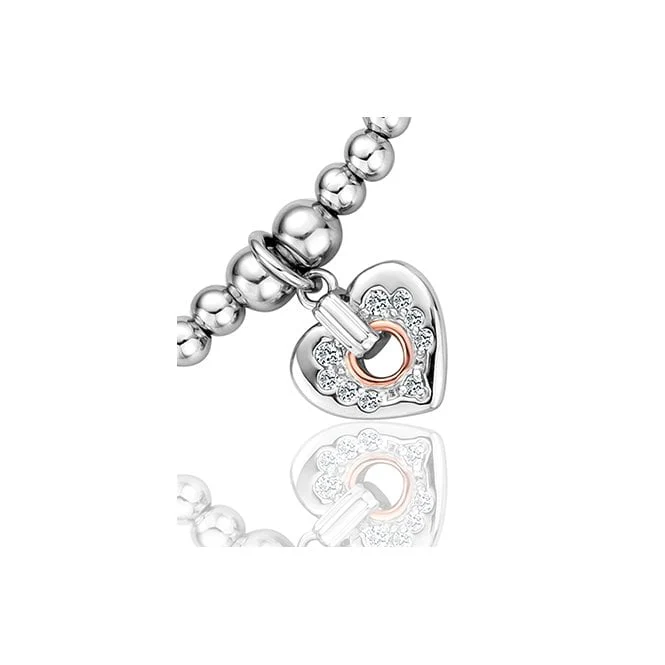 Cariad Silver Sparkle Affinity Bracelet with Topaz - Image 2