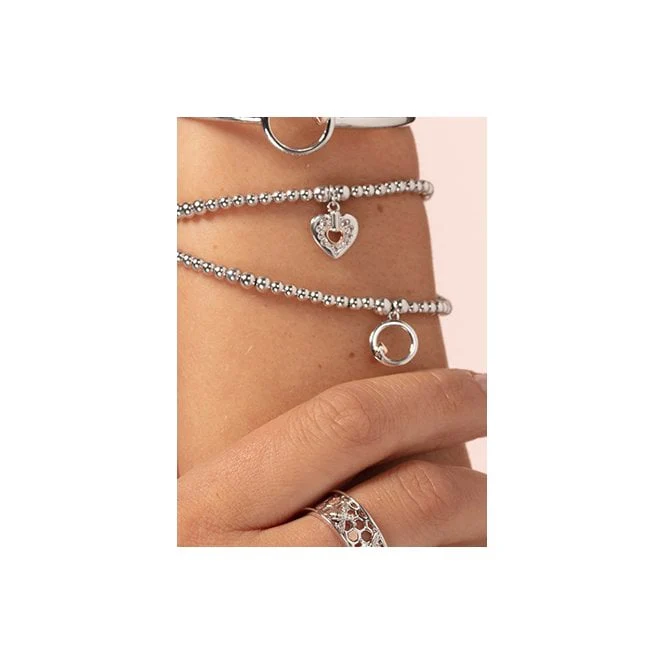Cariad Silver Sparkle Affinity Bracelet with Topaz - Image 3