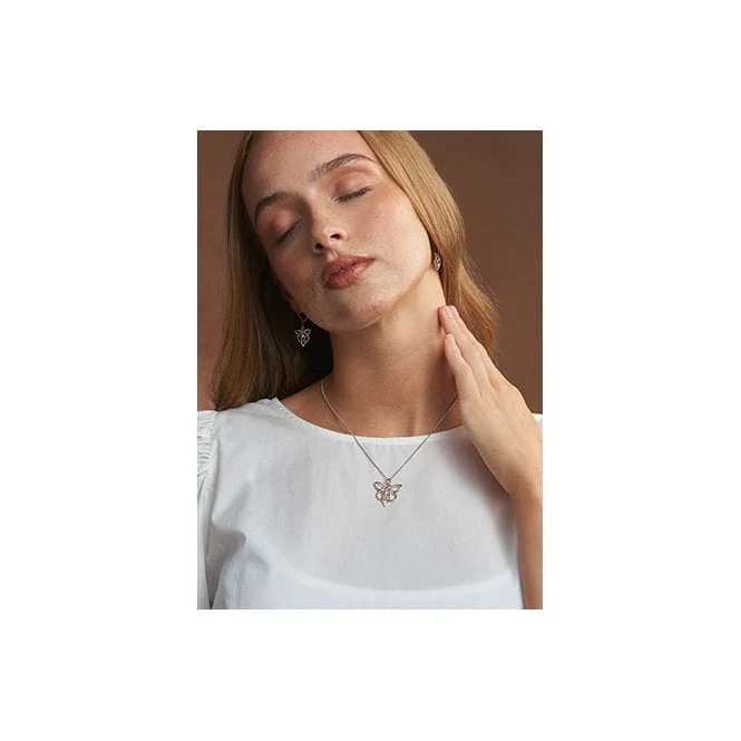 Fairies of the Mine Silver Pendant Necklace - Image 3