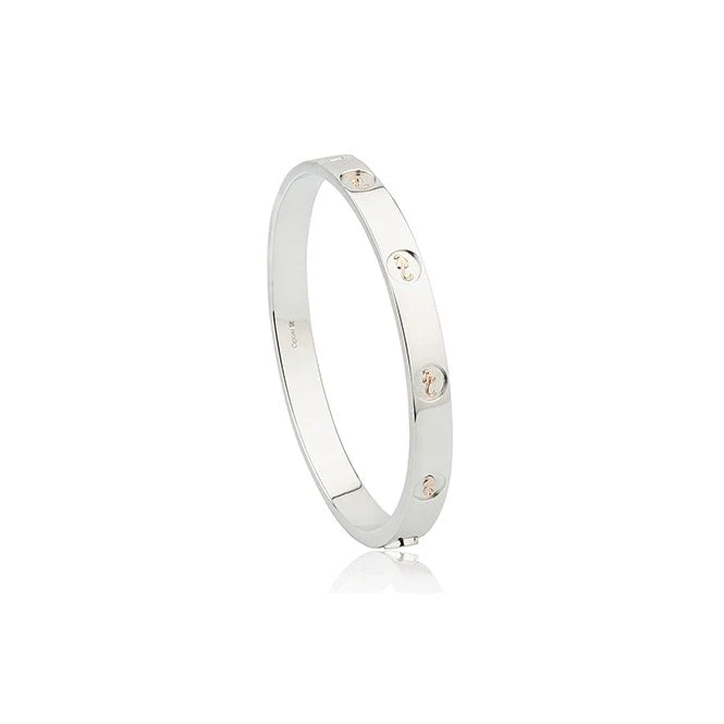Insignia Silver Bangle