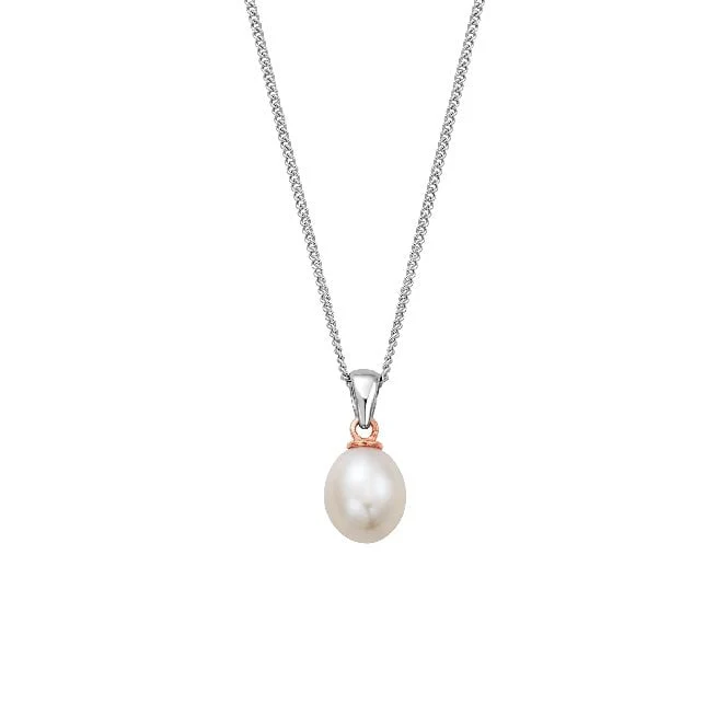 Nature's Wonder Silver Beachcomber Pendant with Pearl