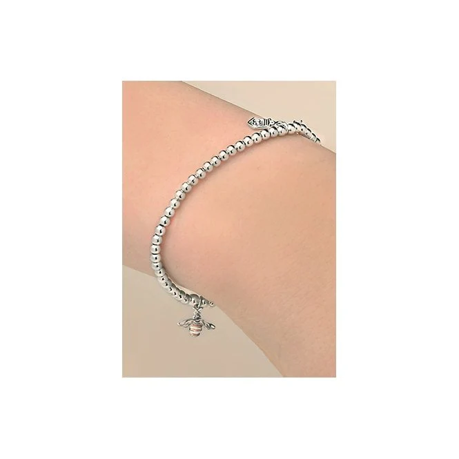Nature's Wonder Silver Honey Bee Affinity Bracelet - Image 3