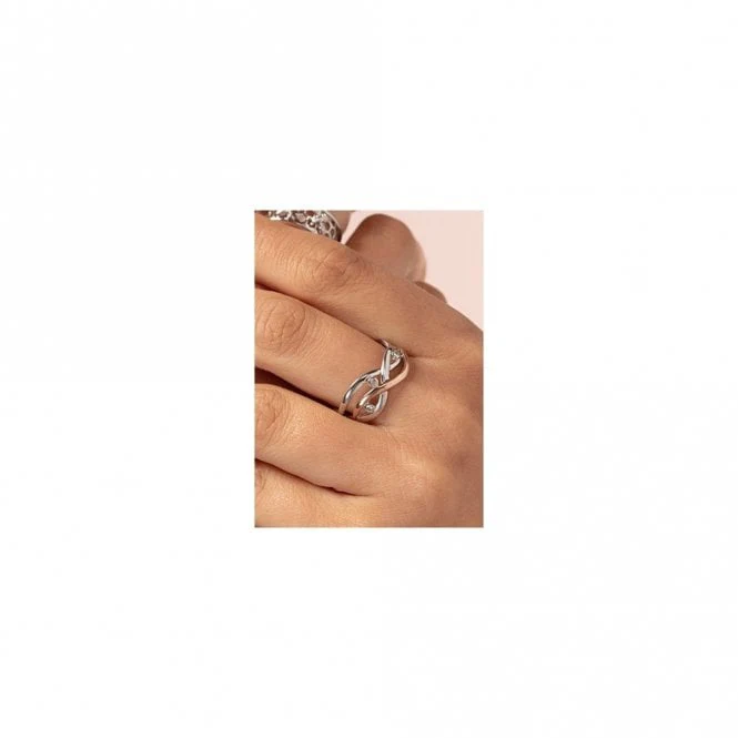 Nature's Wonder Sterling Silver Waterfall Ring, Size N - Image 2