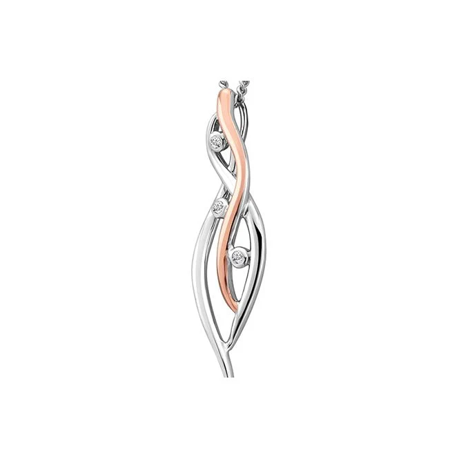 Nature's Wonder Silver Waterfall Pendant with Topaz - Image 3