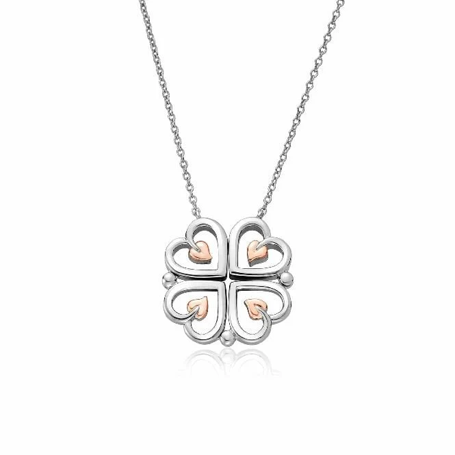 Tree of Life Heart Silver Necklace