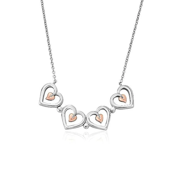 Tree of Life Heart Silver Necklace - Image 2