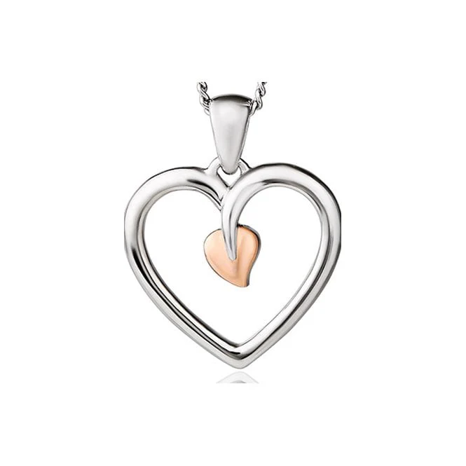 Tree of Life Silver Heart Pendant Necklace - Image 3