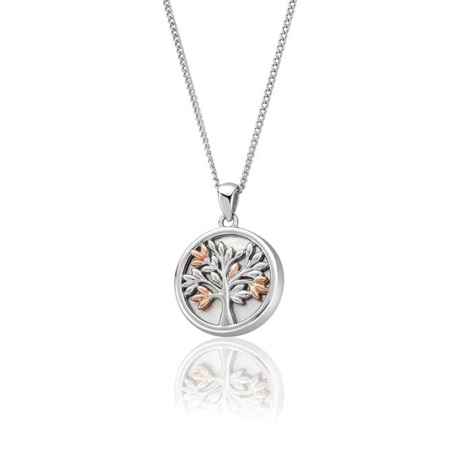 Tree of Life Silver Pendant with Mother of Pearl - Image 2