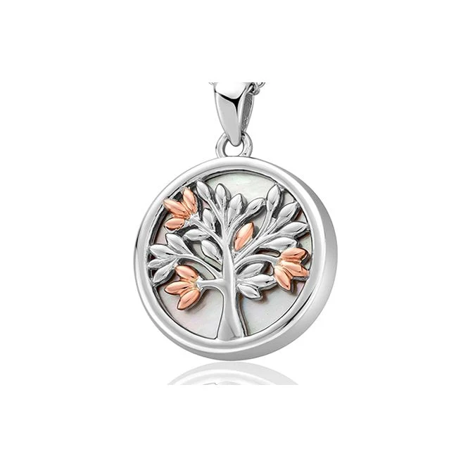 Tree of Life Silver Pendant with Mother of Pearl - Image 3