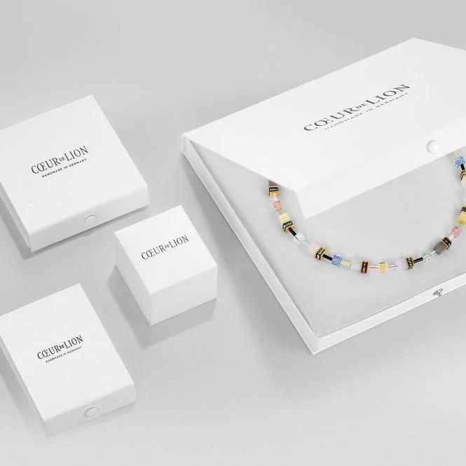 GeoCUBE Bracelet in Silver with Polaris & Rhinestone Multicolours - Image 2