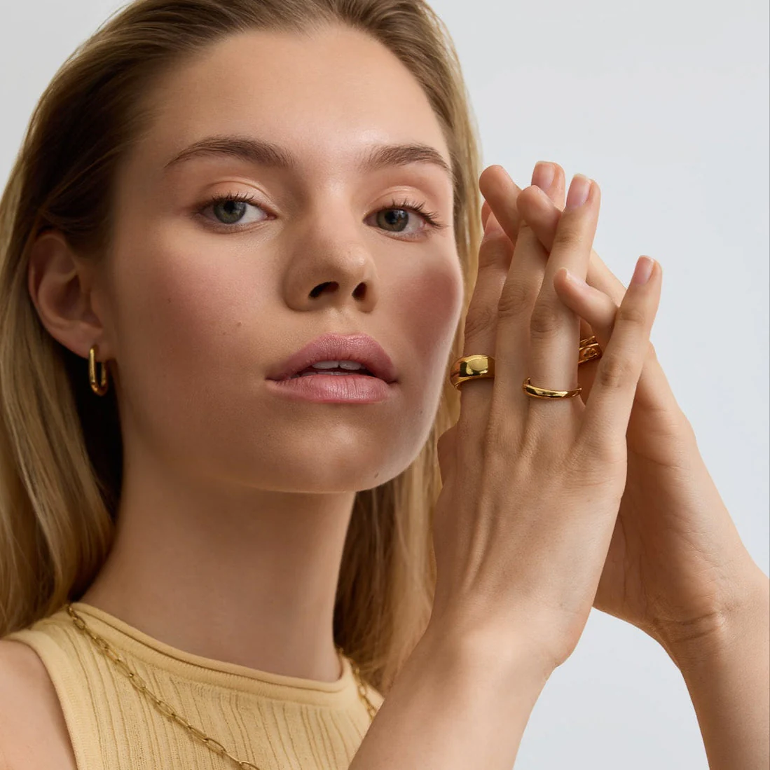 Gold Dome Ring - Image 2