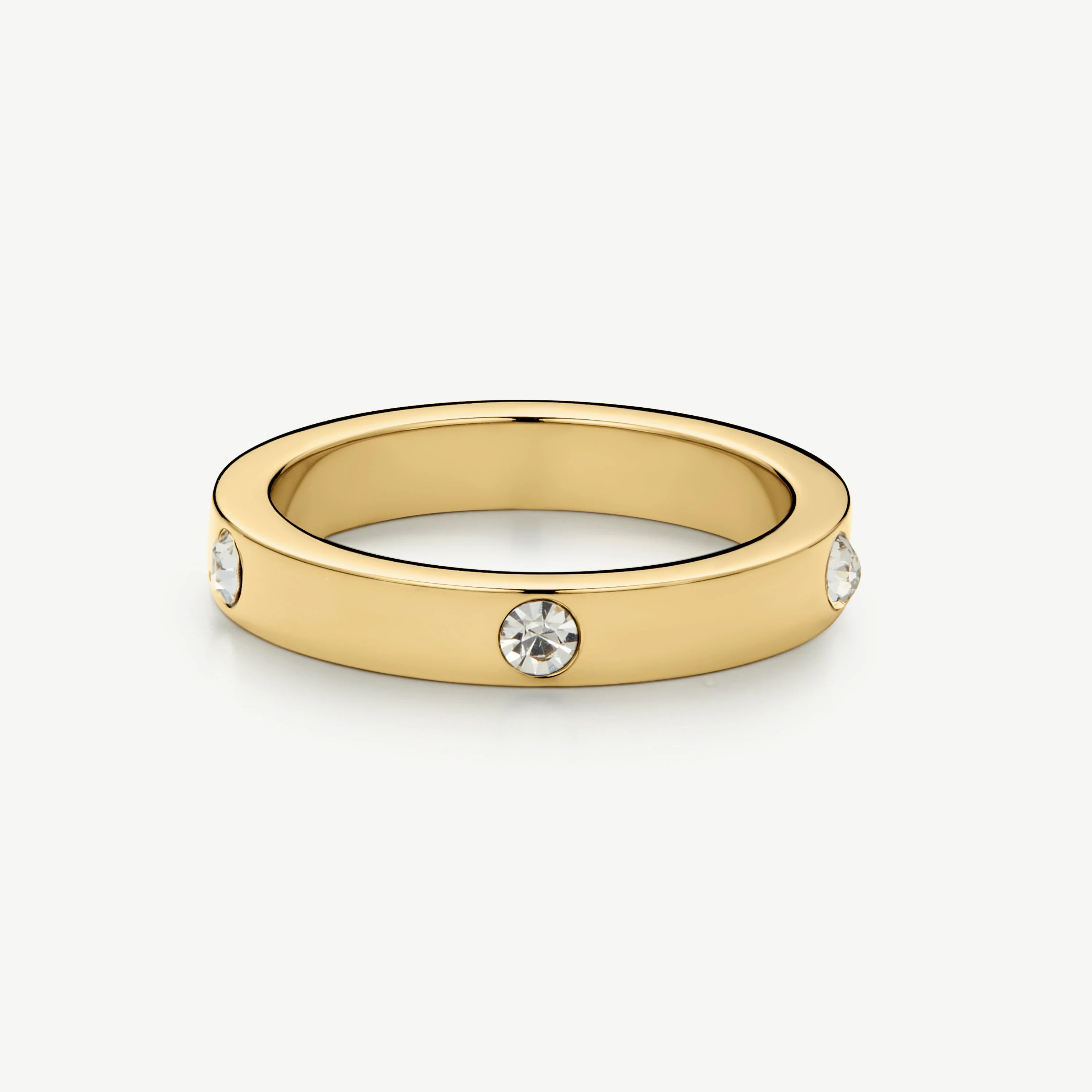Gold Eternity Stacking Ring - Image 2