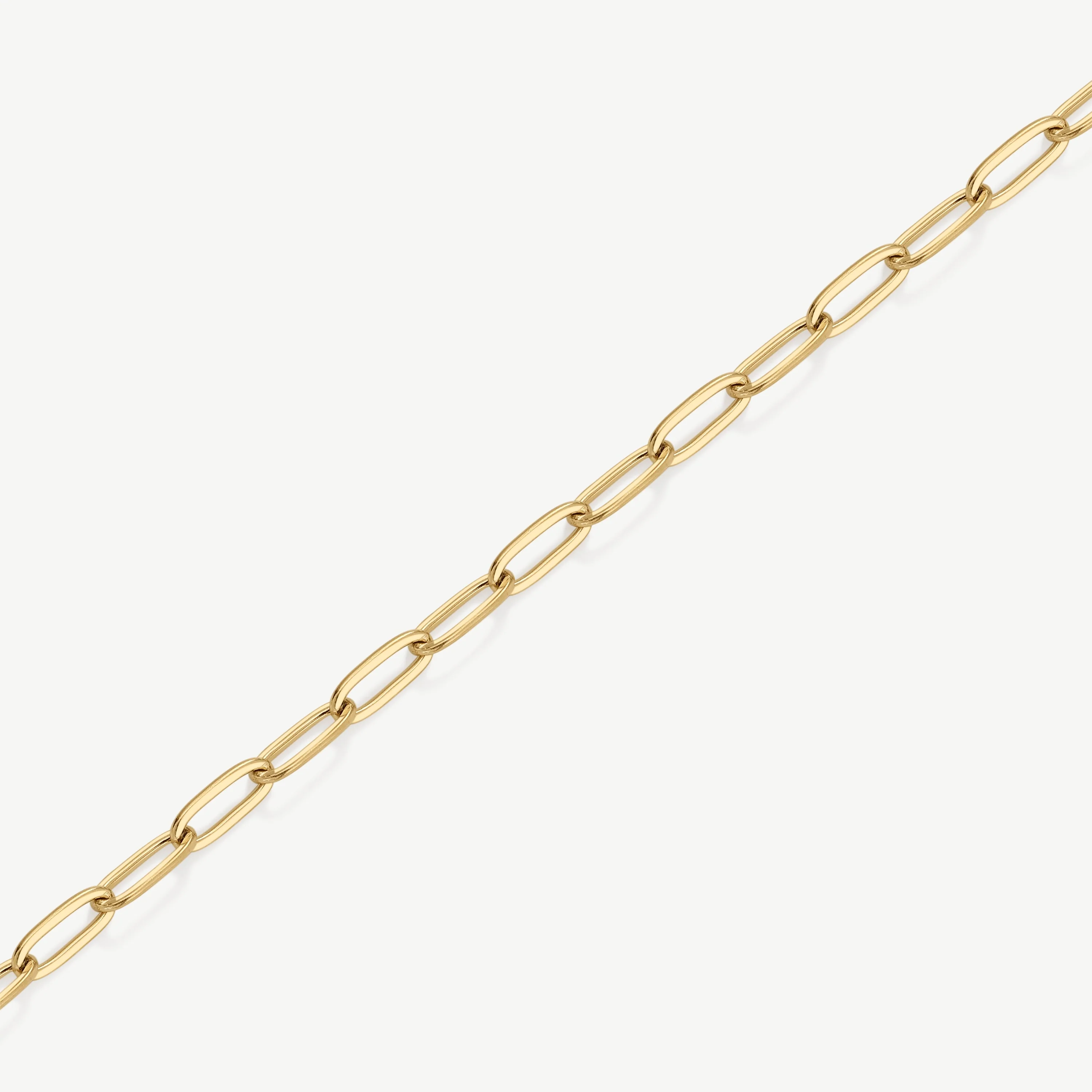 Gold Paperclip Bracelet - Image 3