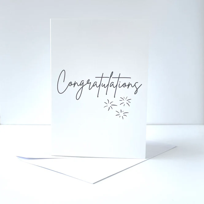 Greeting Card - Congratulations