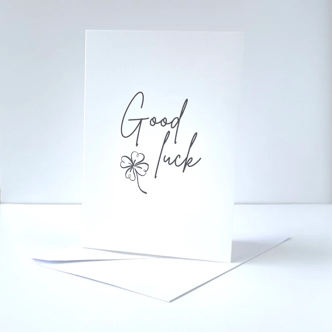 Greeting Card - Good Luck
