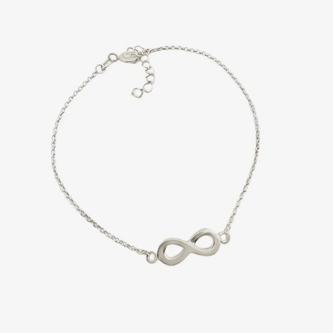 Silver Infinity Loop Bracelet
