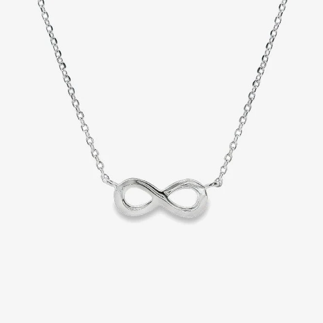 Silver Infinty Loop Necklace