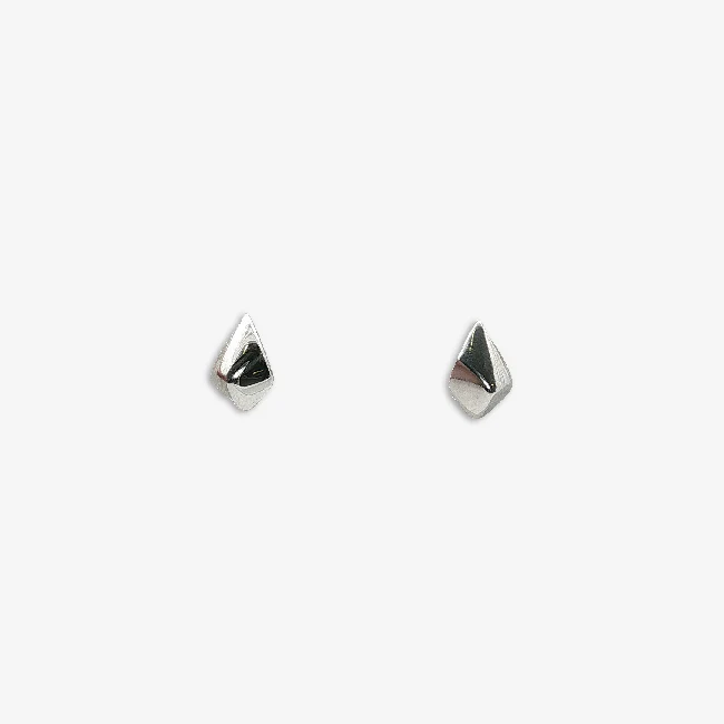 Silver Pebbles Stud Earrings