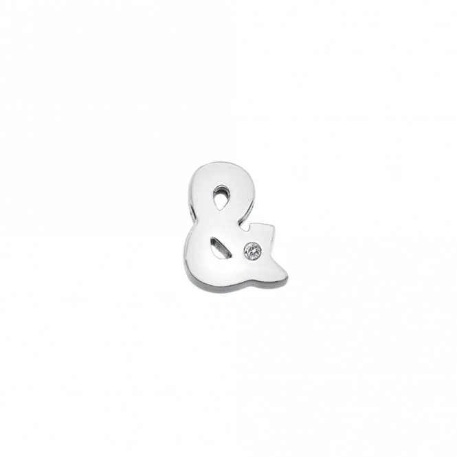 Silver Ampersand Icon Pendant - Image 2