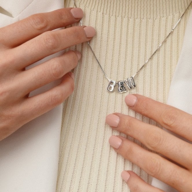 Silver Ampersand Icon Pendant - Image 3