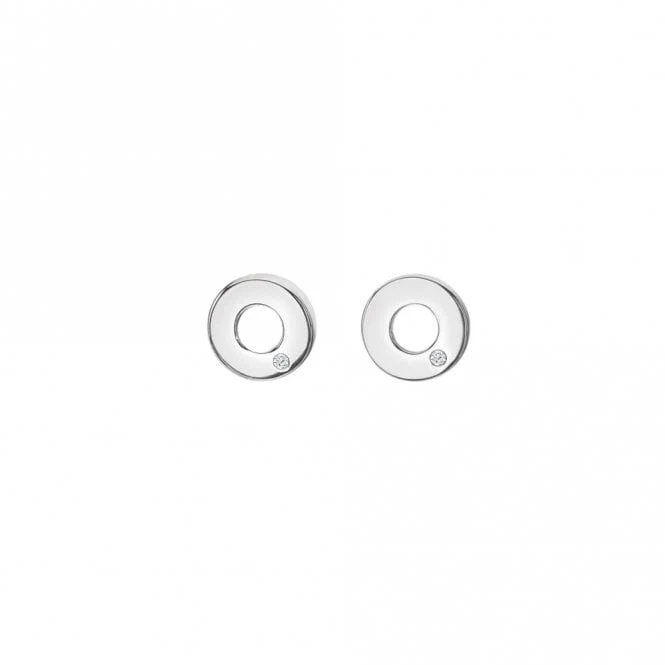 Silver Amulets Circle Earrings - Image 2