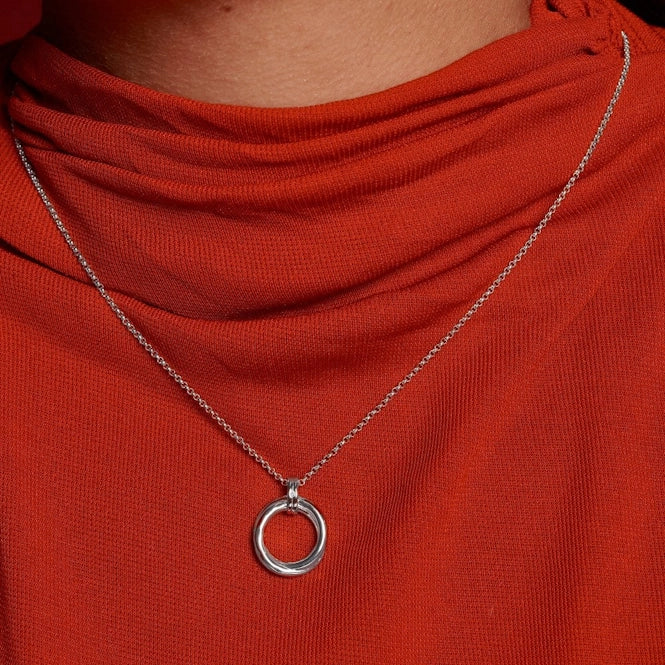 Silver Aura Pendant Necklace - Image 2