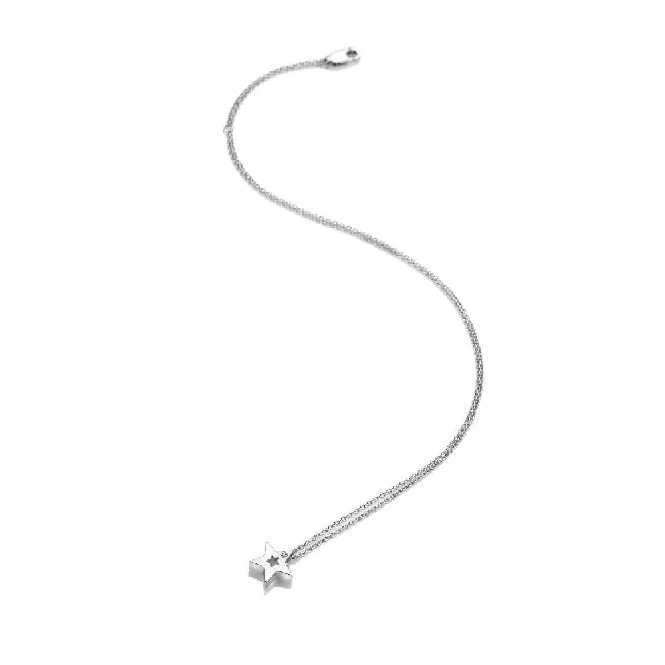 Silver Diamond Amulet Star Pendant - Image 2