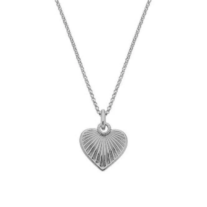 Silver Essence Heart Pendant Necklace - Image 2