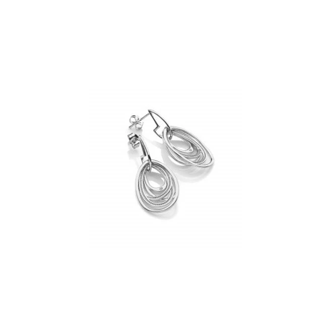 Silver Glamorous Earrings - Image 2