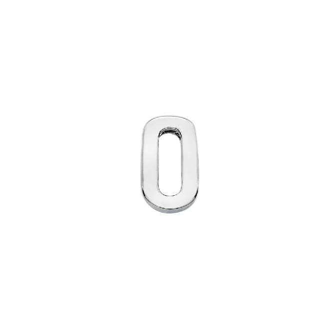 Silver Letter O Icon Pendant - Image 2