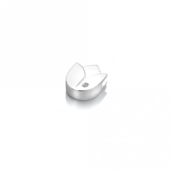 Silver Lotus Flower Icon Pendant - Image 3