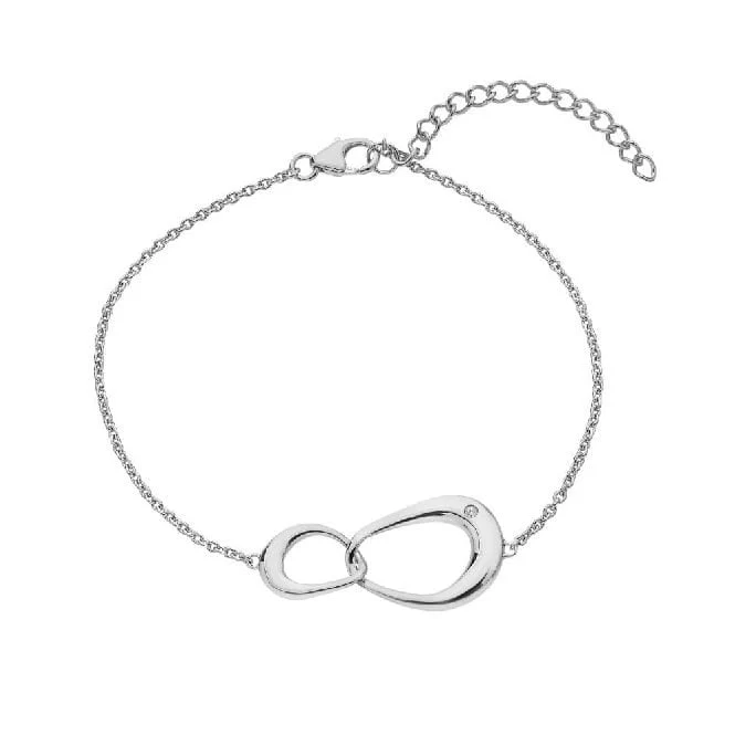 Silver Sleek Adjustable Bracelet - Image 2