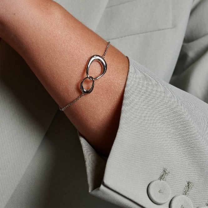 Silver Sleek Adjustable Bracelet - Image 3
