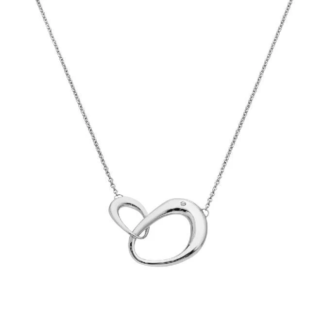 Silver Sleek Pendant Necklace - Image 2