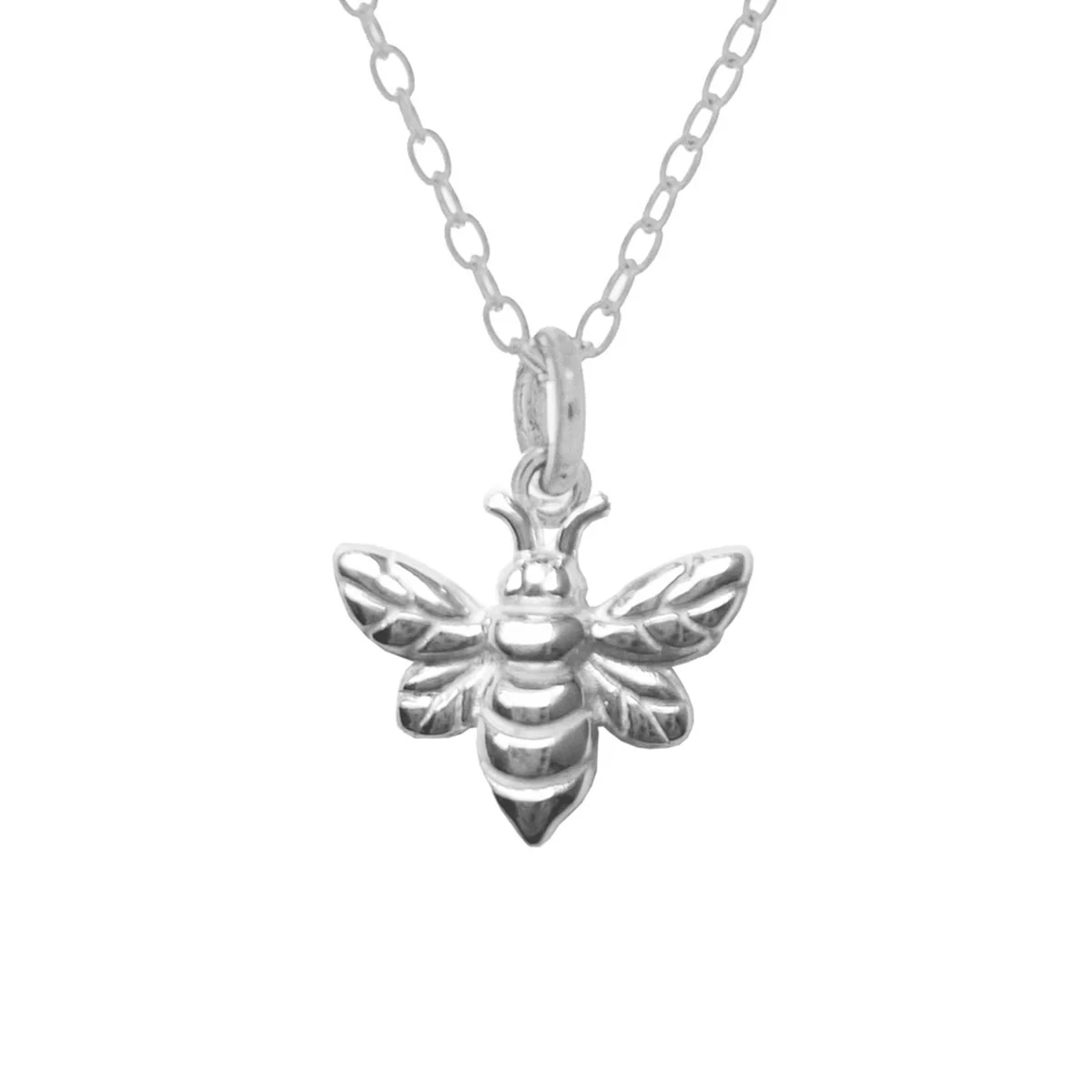 Bee Necklace in Sterling Silver