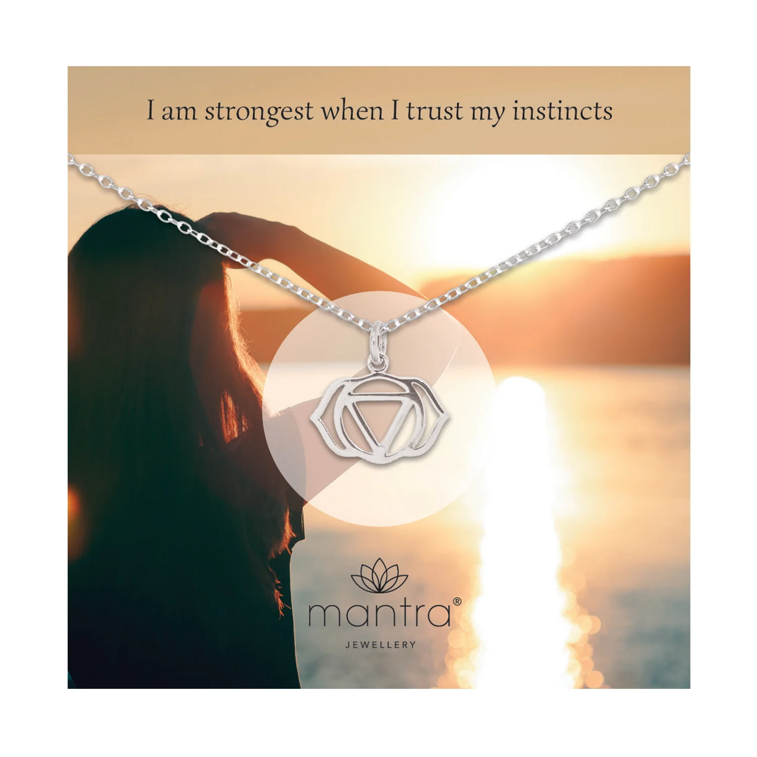 Brow Chakra Necklace in Sterling Silver - Image 2