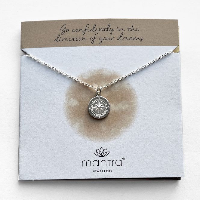 Compass Necklace in Sterling Silver - Image 3