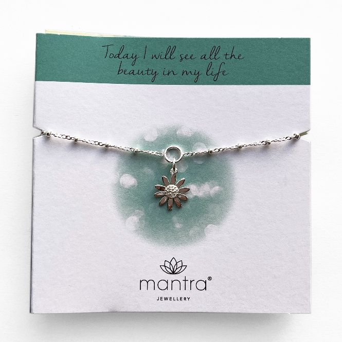 Daisy Charm Bracelet in Sterling Silver - Image 3