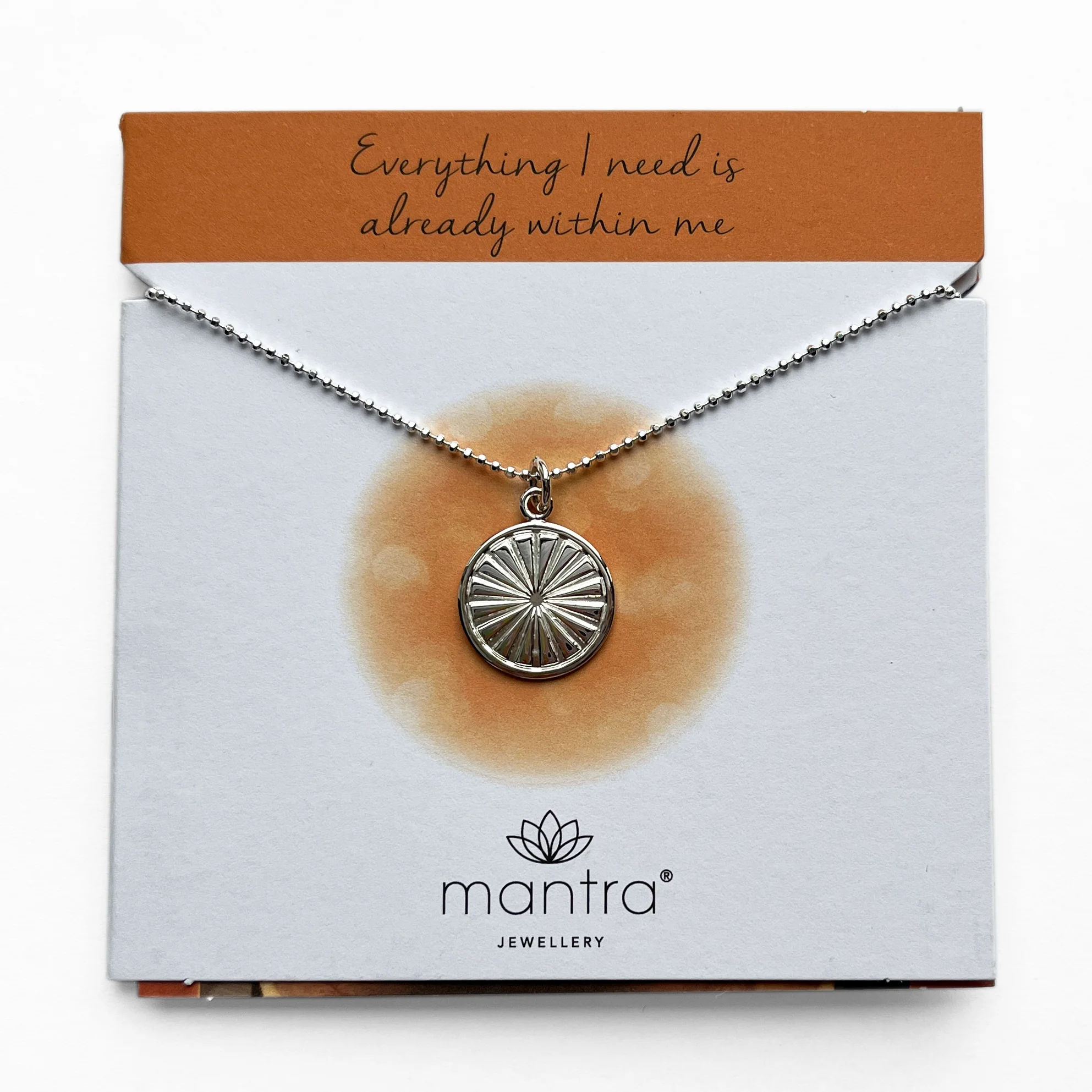 Everything I Need Disc Necklace in Sterling Silver - Image 3