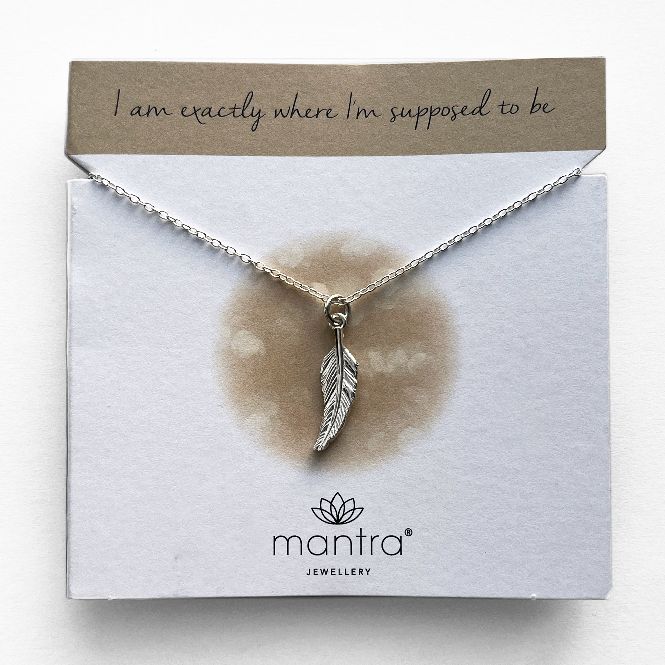 Feather Necklace in Sterling Silver - Image 3