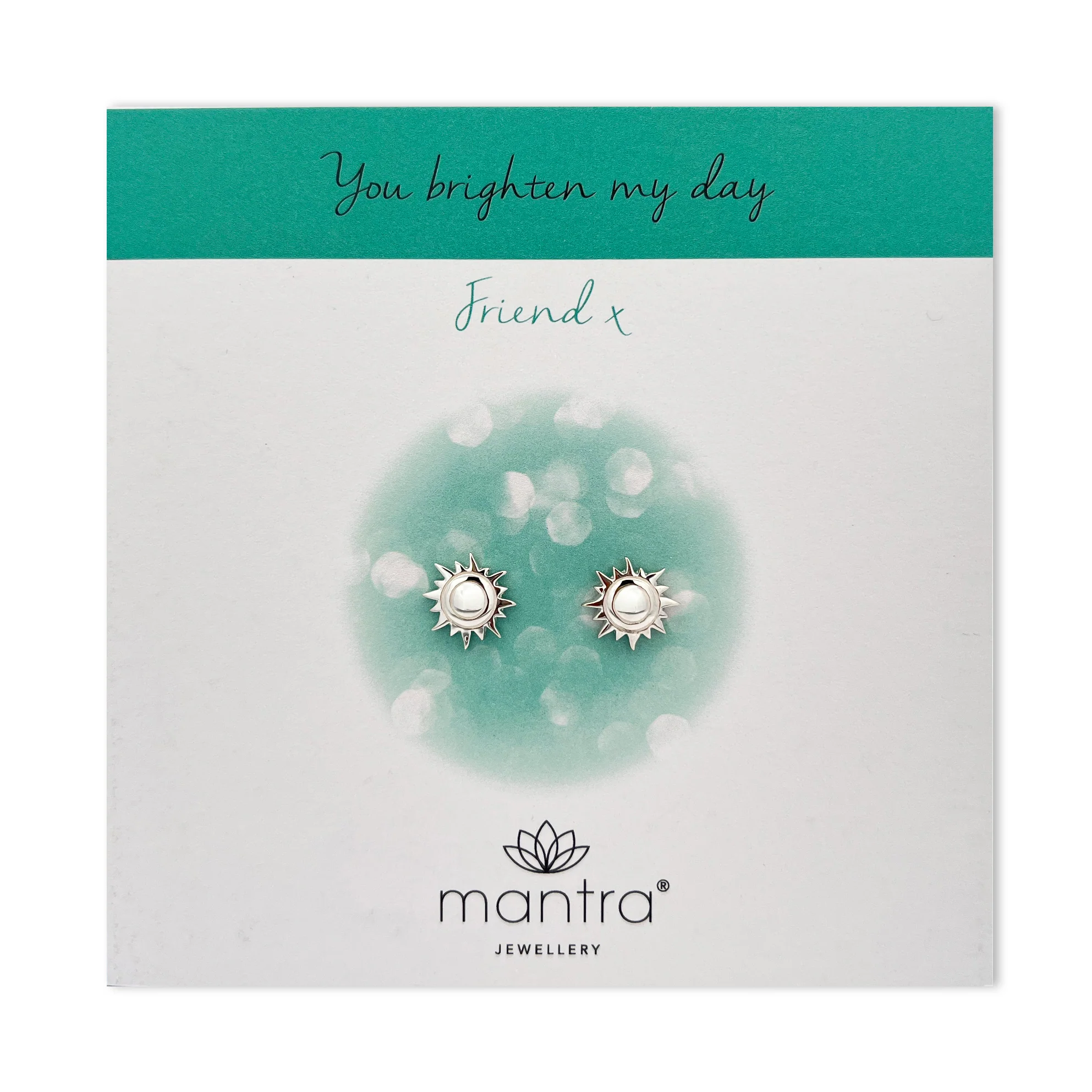 Friendship Sunshine Earrings in Sterling Silver - Image 3