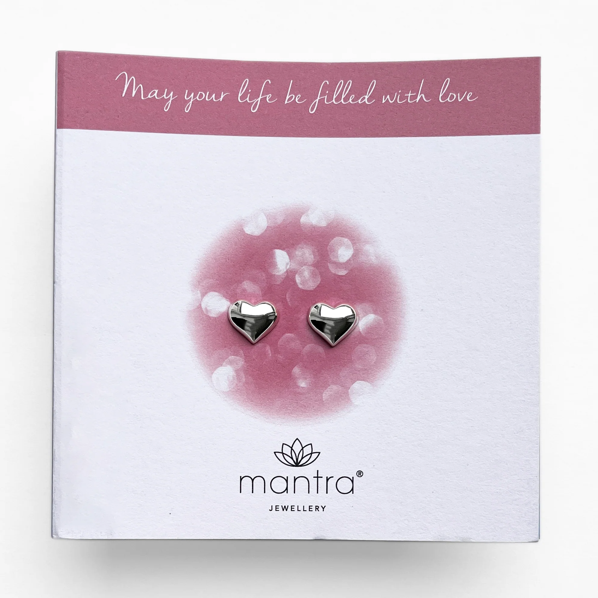 Heart Earrings in Sterling Silver - Image 3