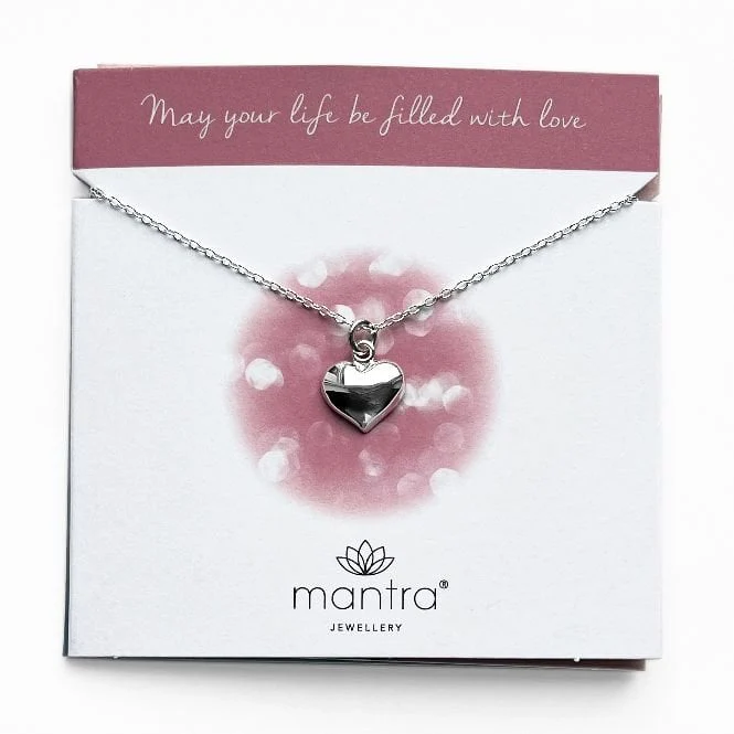 Heart Necklace in Sterling Silver - Image 3