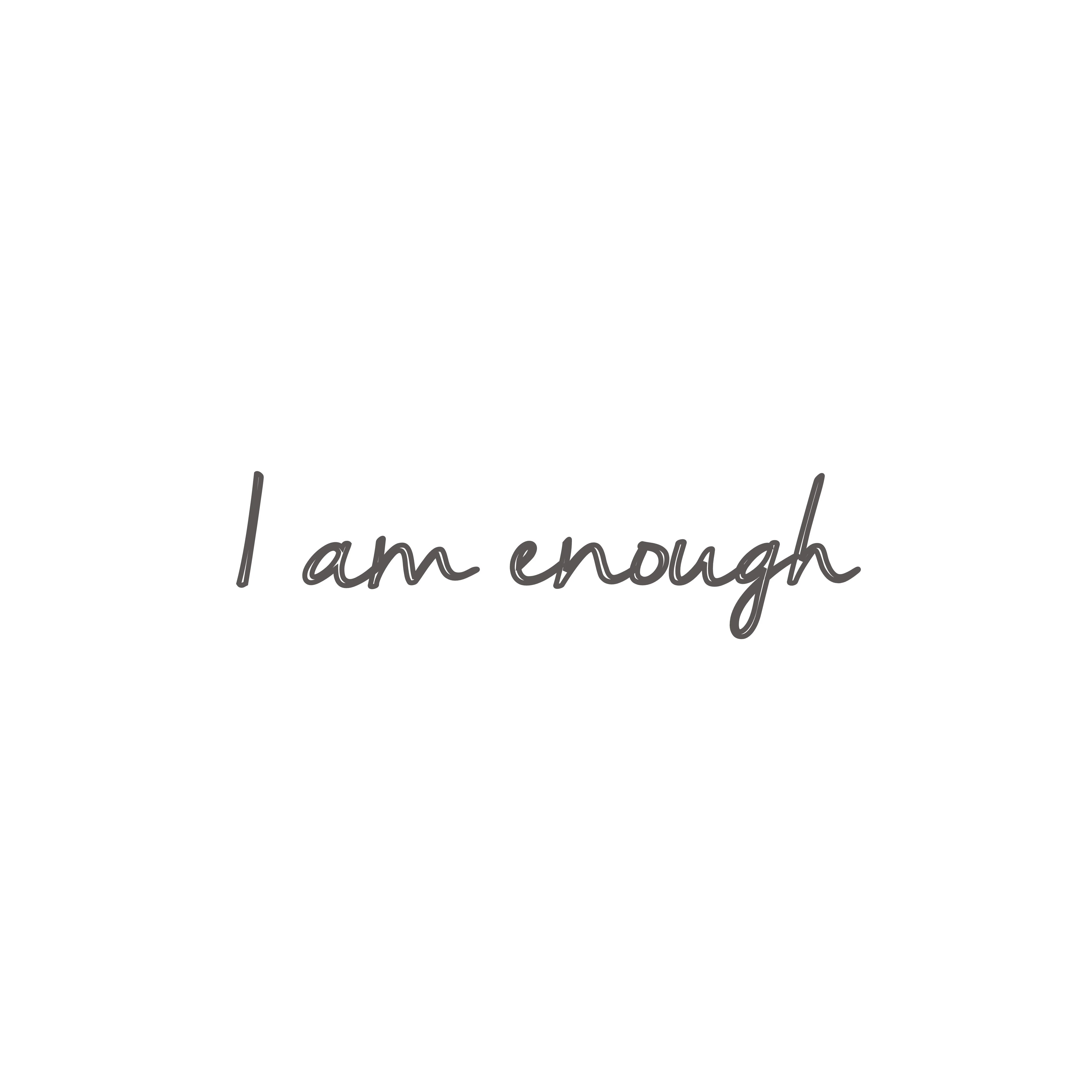 I am Enough Disc Bracelet in Sterling Silver - Image 2