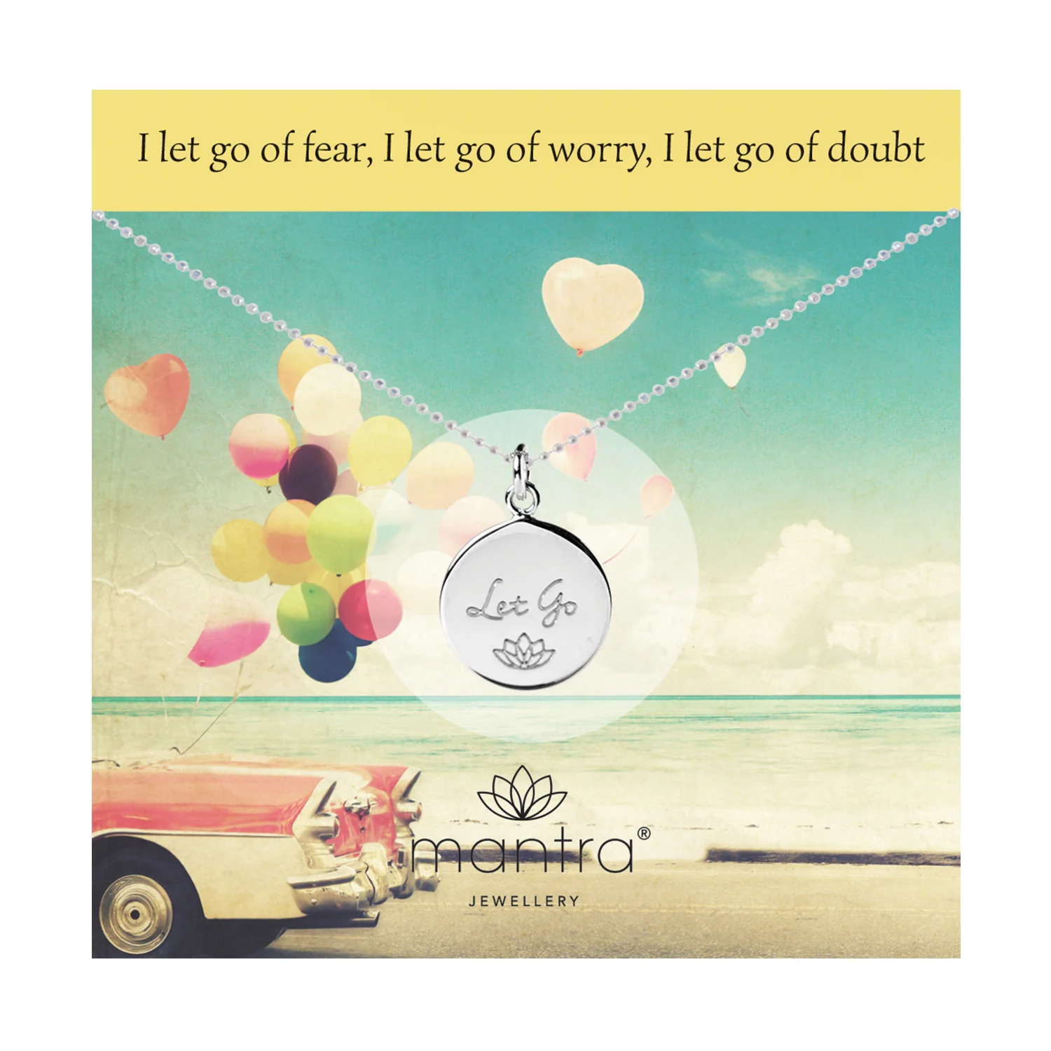 Let Go Disc Necklace in Sterling Silver - Image 3