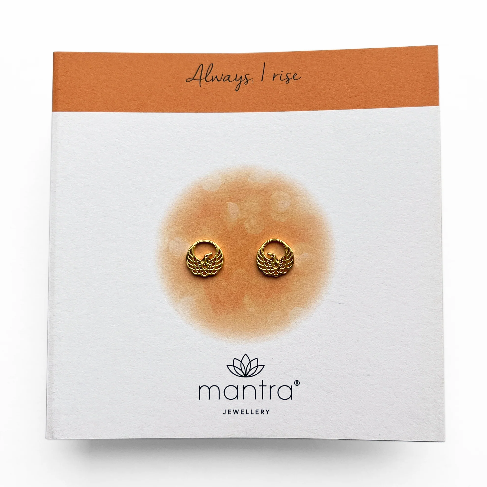 Phoenix Earrings in Gold - Image 3